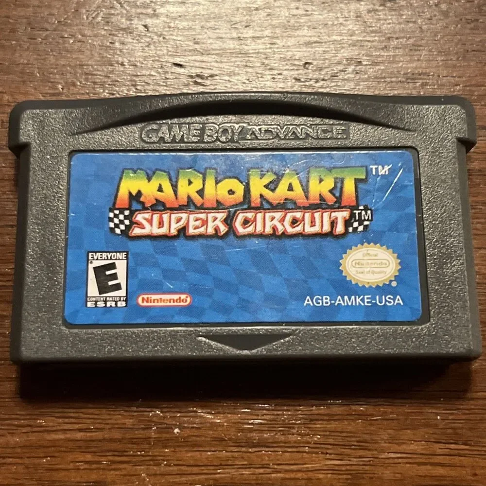 Mario Kart Super Circuit - Nintendo Game Boy Advance - Tested & Works!